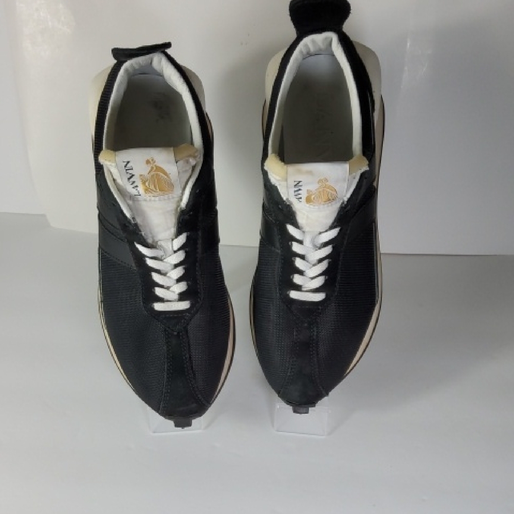 Lavin Black and White Bumper Low Top Men's Sneakers Size 42